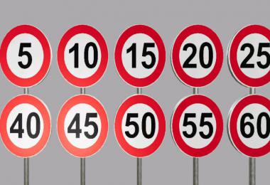 Speed Limit/Restriction Signs v1.0.0.0