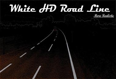 White/Yellow HD Road Narrow v1.0
