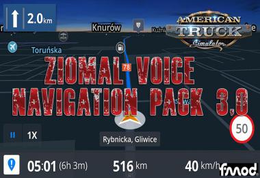 Ziomal Voice Navigation Pack ATS v3.0