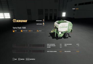 Krone Vario Pack 1500 v1.0.0.0