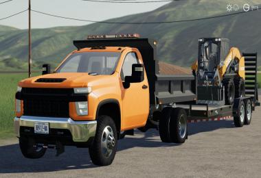 2020 Chevy 3500HD Single Cab Dump Truck v1.0
