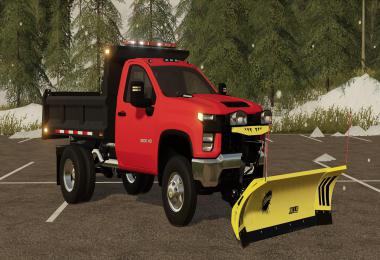 2020 Chevy 3500HD Single Cab Dump Truck v1.0