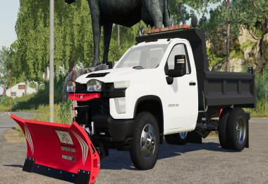 2020 Chevy 3500HD Single Cab Dump Truck v1.0