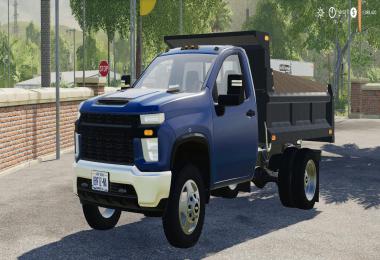 2020 Chevy 3500HD Single Cab Dump Truck v1.0