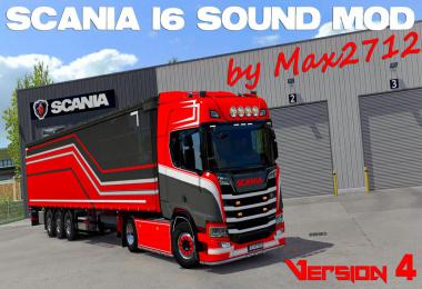 SCANIA NextGen I6 sound mod by Max2712 v4.0
