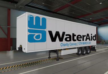 Water Aid Charity Convoy Trailer Skin v1.0