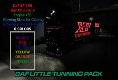 DAF XF 105 and DAF Euro 6 Little Tuning 1.39 - 1.40