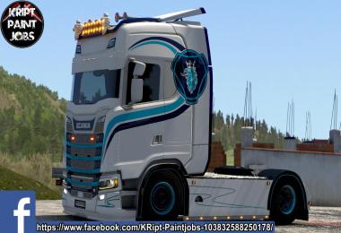 Scania S Blue Lines v1.0