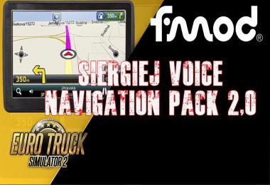 ETS2 Siergiej Voice Navigation Pack v2.0