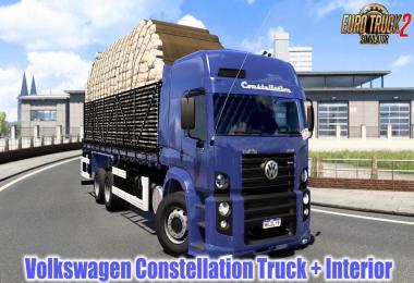 Volkswagen Constellation Truck + Interior v1.1 1.40.x