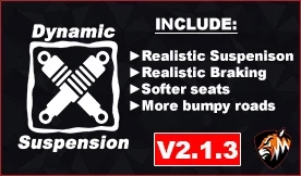 [ATS] Dynamic Suspension V2.1.3.1 [1.42.x; Older versions]