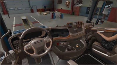 Beige Interior for DAF XG 2021 v0.8
