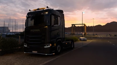 Front position lights: Scania 2016 1.42