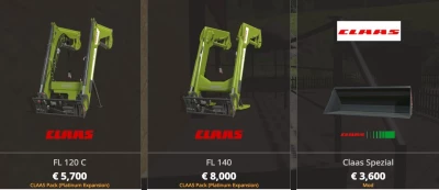 Fs19 Claas Frontloader Shovel v1.0.0.1