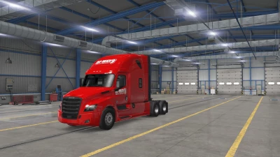 Hi Way 9 Freightliner Cascadia/ Box Trailer Skin Pack v1.0