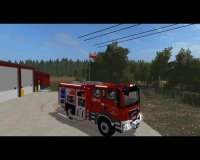 MAN TGM GBA MotoTruck z OSP Młodzieszyn v1.0