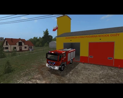 MAN TGM GBA MotoTruck z OSP Młodzieszyn v1.0