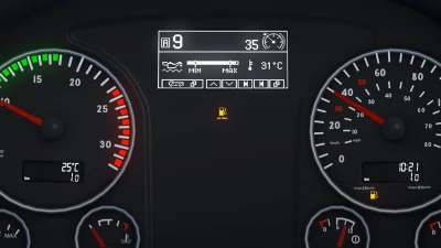 MAN TGX Euro 6 Realistic Dashboard Computer 1.41