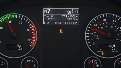 MAN TGX Euro 6 Realistic Dashboard Computer 1.41