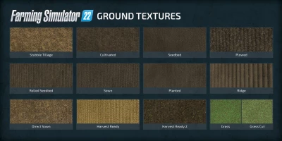 New ground working tools and textures in FS22!