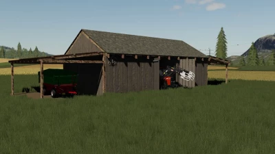 Old Wooden Barn With Shed v1.0.0.0