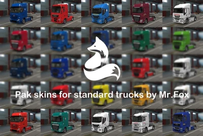 Pack of Russian Skins for SCS Trucks by Mr.Fox v0.7 1.42