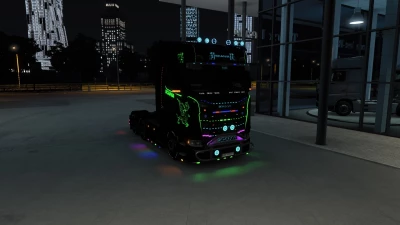 Scania LightPack and More Lights Addon 1.42