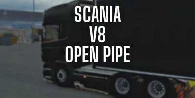 Scania V8 Open Pipe 1.42