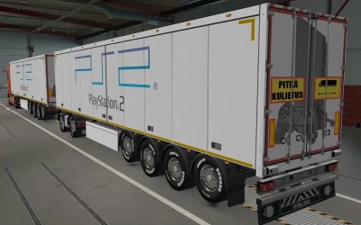 SKIN OWNED TRAILERS SCS PLAY STATION 2 BY RODONITCHO MODS 1.41