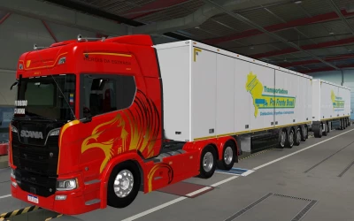 SKIN OWNED TRAILERS SCS TRANSPORTADORA PRA FRENTE BRASIL 1.42