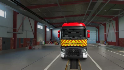 Skin Pompier de Saône et Loire Renault Range T first gen v1.0