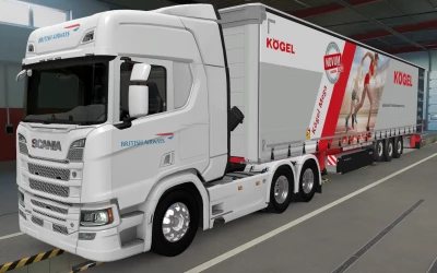 SKIN SCANIA R 2016 BRITISH AIRWAYS 1.42