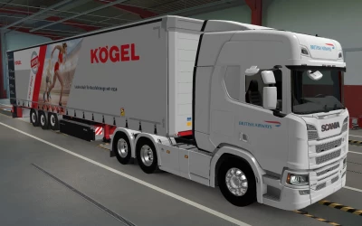 SKIN SCANIA R 2016 BRITISH AIRWAYS 1.42