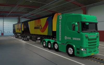 SKIN SCANIA S 2016 8X4 SPECIAL EDITION 770S GREEN BY RODONITCHO MODS 1.42