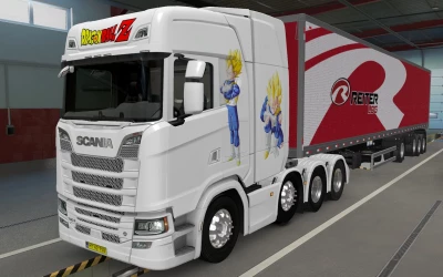 SKIN SCANIA S 2016 8X4 VEGETA WHITE 1.42