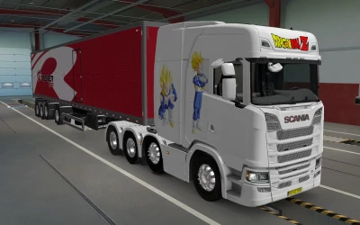 SKIN SCANIA S 2016 8X4 VEGETA WHITE 1.42