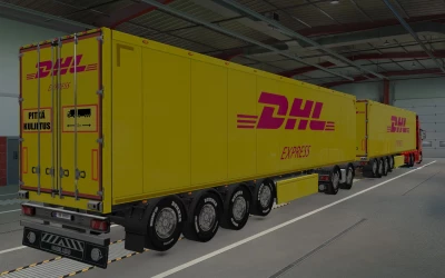 SKIN SCS TRAILERS DHL EXPRESS BY RODONITCHO MODS 1.42