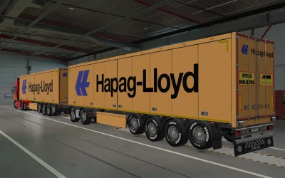 SKIN SCS TRAILERS HAPAG LLOYD ORANGE 1.42