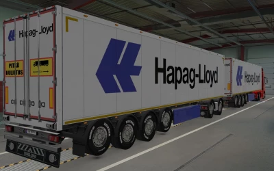 SKIN SCS TRAILERS HAPAG LLOYD WHITE 1.42