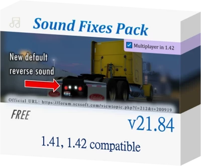 ETS2 Sound Fixes Pack v21.84