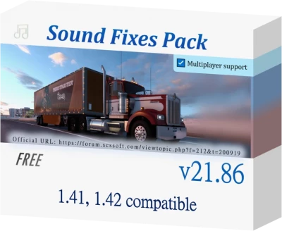 ATS Sound Fixes Pack v21.86