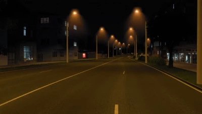 Street Lamps with fog 1.42