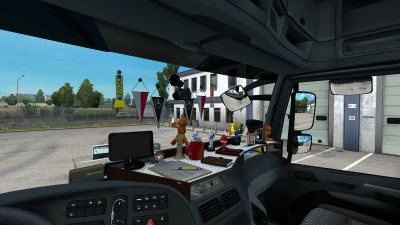 Table & wind-shield set for Actros MP3 1.42