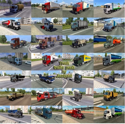 Truck Traffic Pack by Jazzycat v5.9