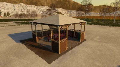 Wooden Garden Gazebo v1.0.0.0