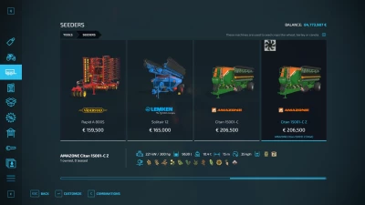 Amazone Citian15001C SEEDERS+PLANTERS v1.0.0.0