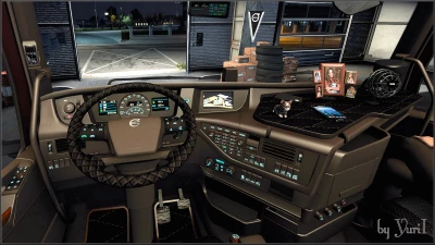 Brown Interior for Volvo FH16 2012 v0.9