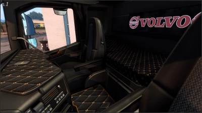 Dark grey Interior for Volvo FH16 2012 v1.1