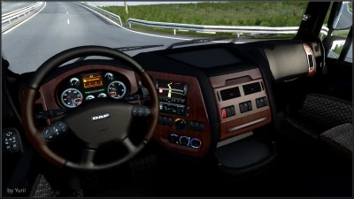 Dark Interior for DAF XF 105 v3.3
