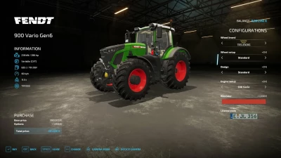 Fendt Vario 900 Selectable design v1.0.0.1